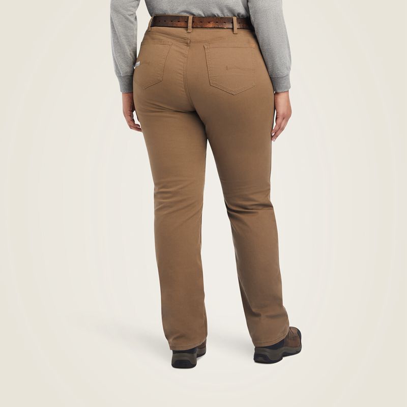 Ariat Rebar Durastretch Made Tough Double Front Pant Khaki Polska | PWXSLC-683