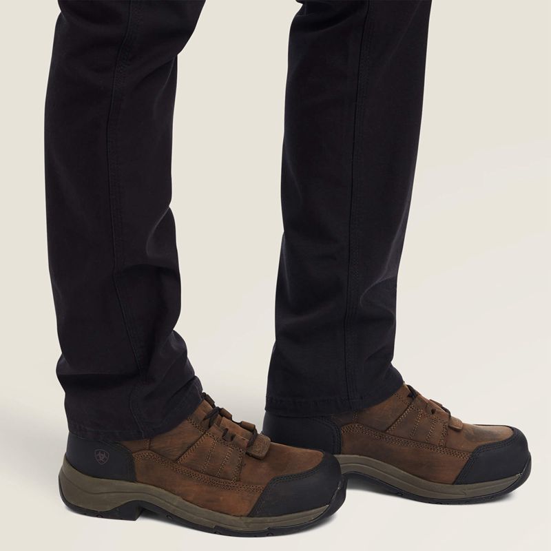 Ariat Rebar Durastretch Made Tough Straight Leg Pant Czarne Polska | FSKUNQ-571