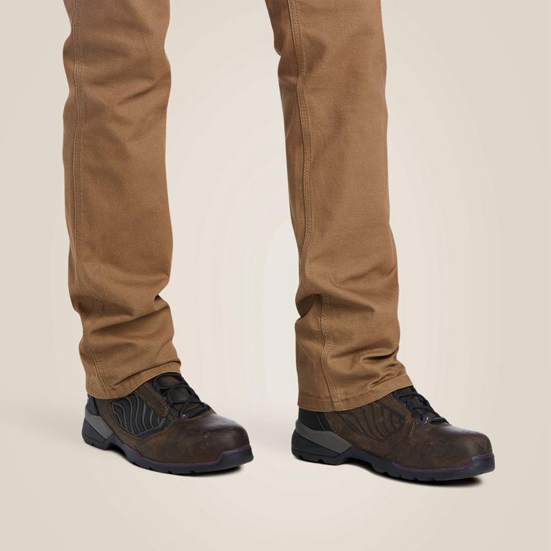 Ariat Rebar Durastretch Made Tough Straight Leg Pant Khaki Polska | YARMZC-905