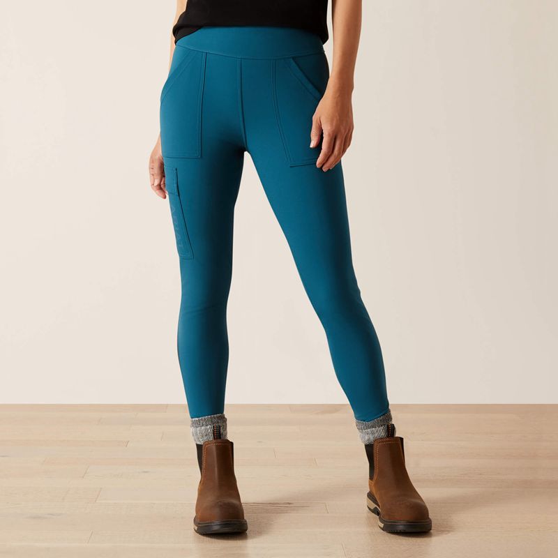 Ariat Rebar Durastretch Utility Legging Niebieskie Polska | NCHMAU-502