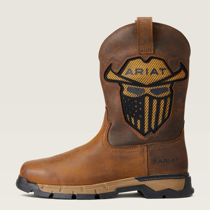 Ariat Rebar Flex Western Venttek Incognito Work Boot Ciemny Polska | OLTVGY-260