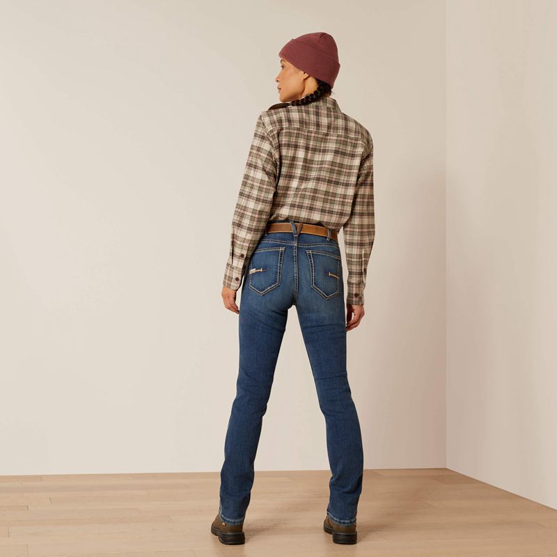 Ariat Rebar Hr Riveter Straight Jean La Jolla Polska | DQZXVA-876