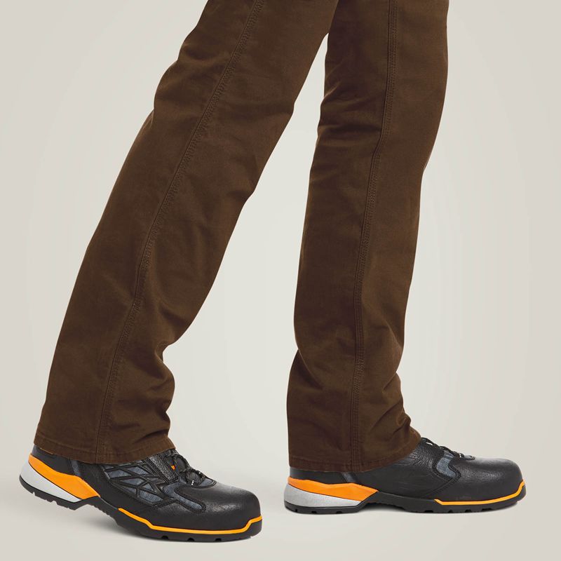 Ariat Rebar M4 Low Rise Durastretch Made Tough Stackable Straight Leg Pant Wren Polska | GJOTKB-087