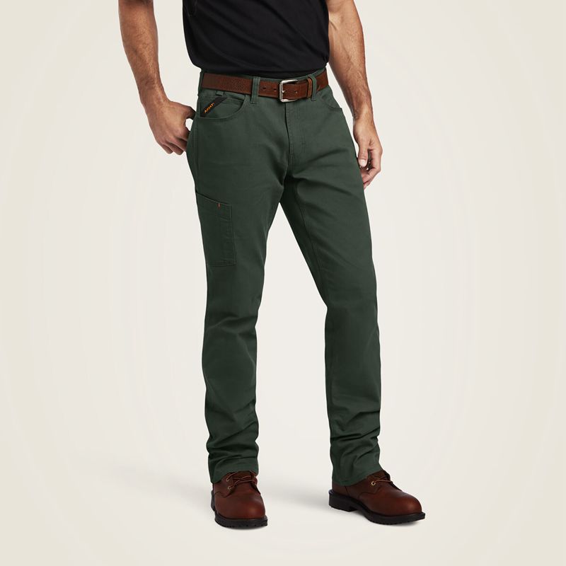 Ariat Rebar M4 Low Rise Durastretch Made Tough Stackable Straight Leg Pant Jasny Polska | GUNRCS-528