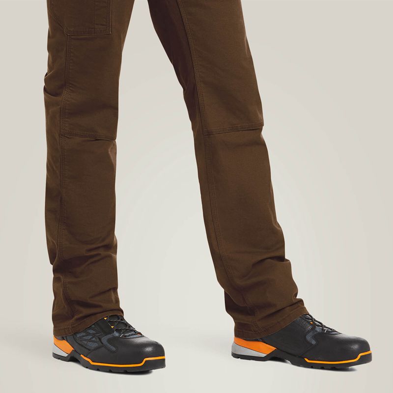 Ariat Rebar M4 Low Rise Durastretch Made Tough Double Front Stackable Straight Leg Pant Wren Polska | EQKCMI-876