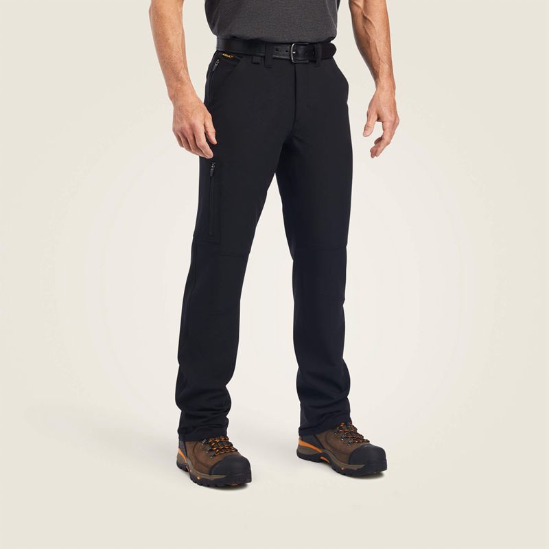 Ariat Rebar M5 Straight Durastretch Dritek Softshell Straight Pant Czarne Polska | EDJGOQ-682