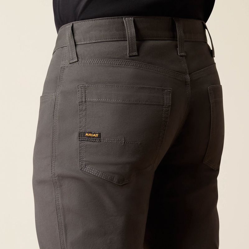 Ariat Rebar M5 Straight Durastretch Made Tough Straight Pant Szare Polska | DAIMHS-462