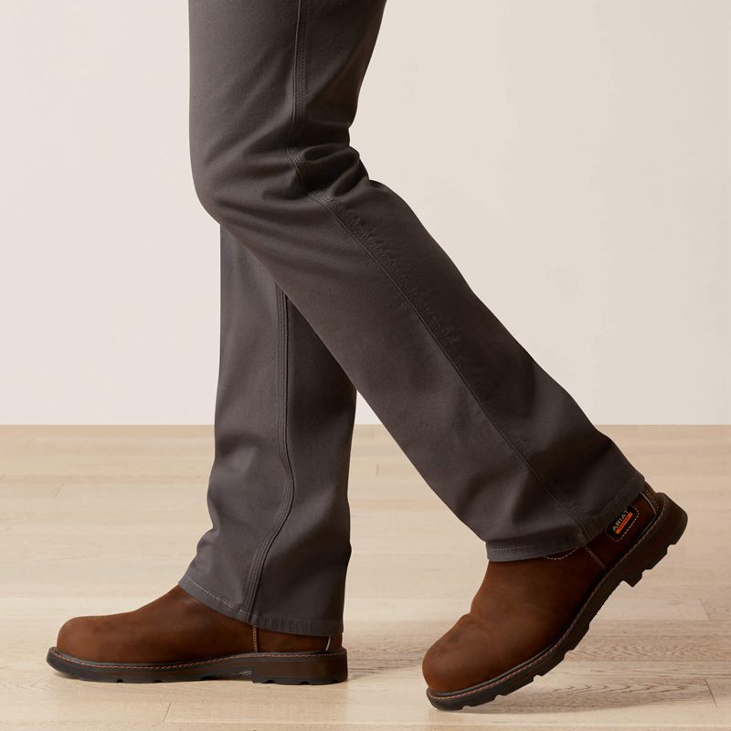 Ariat Rebar M5 Straight Durastretch Made Tough Straight Pant Szare Polska | DAIMHS-462