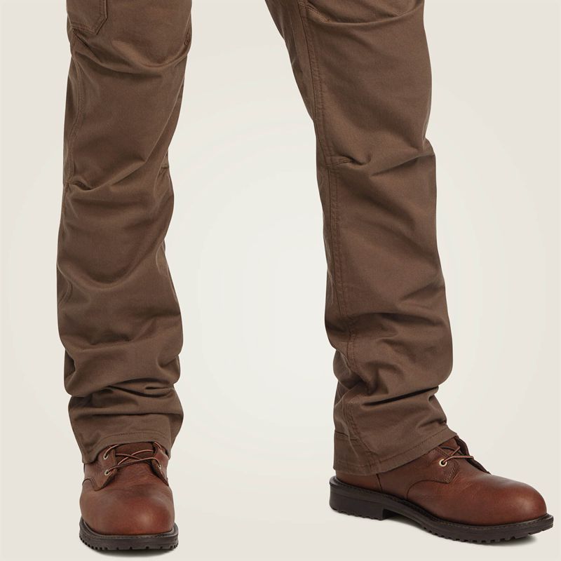 Ariat Rebar M5 Straight Durastretch Washed Twill Dungaree Straight Leg Pant Wren Polska | JZHVQC-250