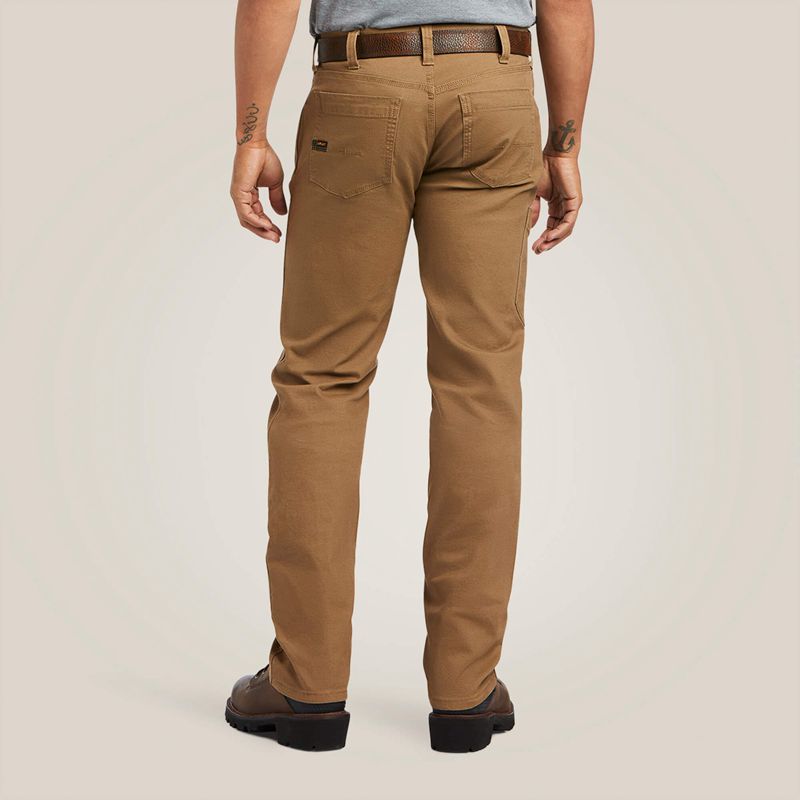 Ariat Rebar M7 Durastretch Made Tough Straight Pant Khaki Polska | PBNWUH-715