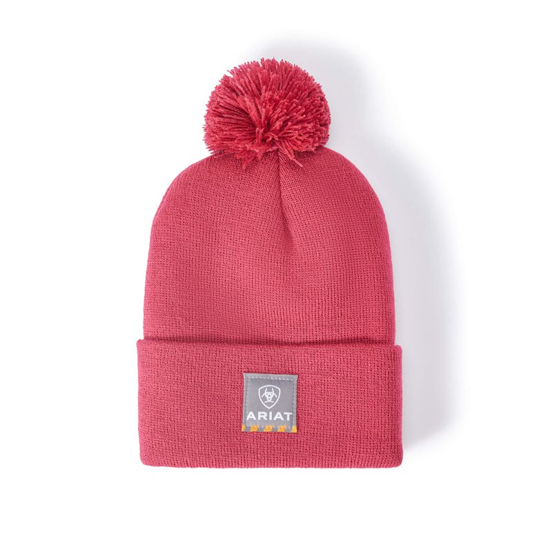 Ariat Rebar Pom Beanie Crab Apple Polska | CPYIUD-052