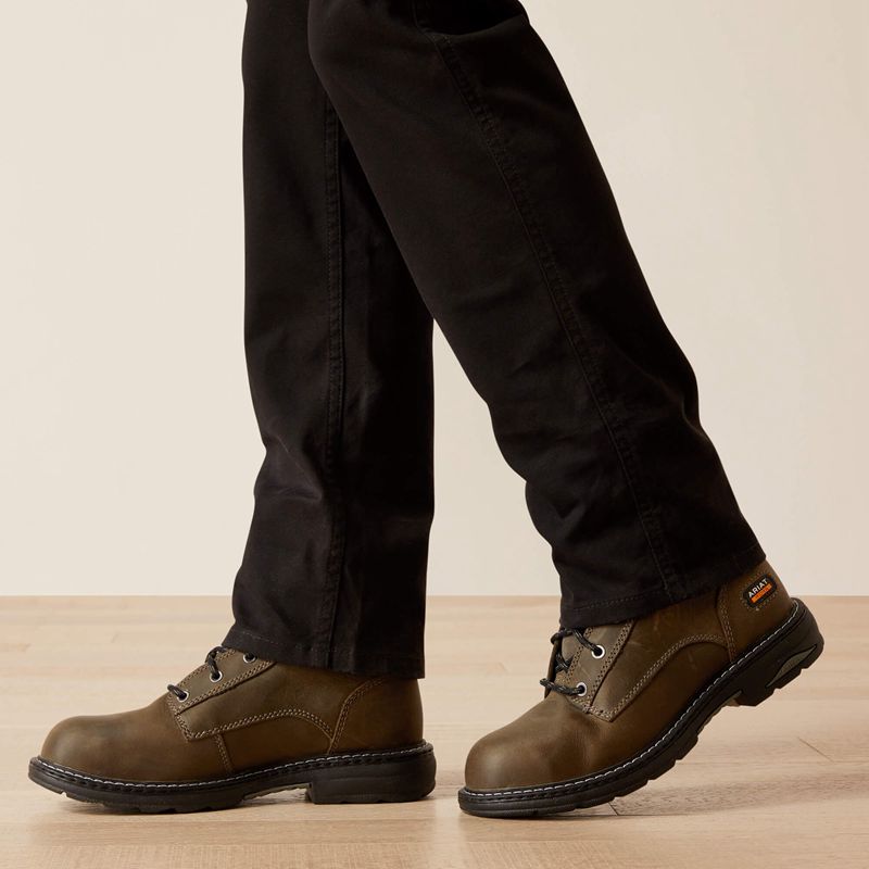 Ariat Rebar Pr Made Tough Straight Pant Czarne Polska | DERIGB-091