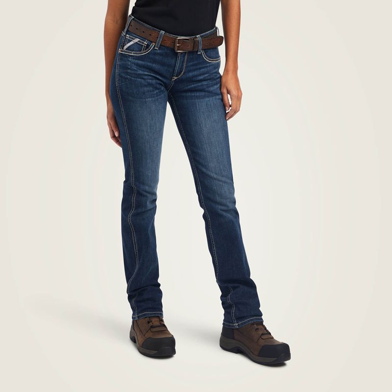 Ariat Rebar Riveter Straight Jean Atlanta Polska | JCYGQU-854