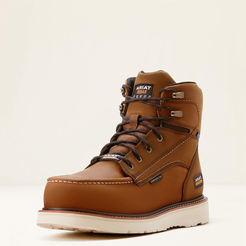 Ariat Rebar Wedge Moc Toe 6\