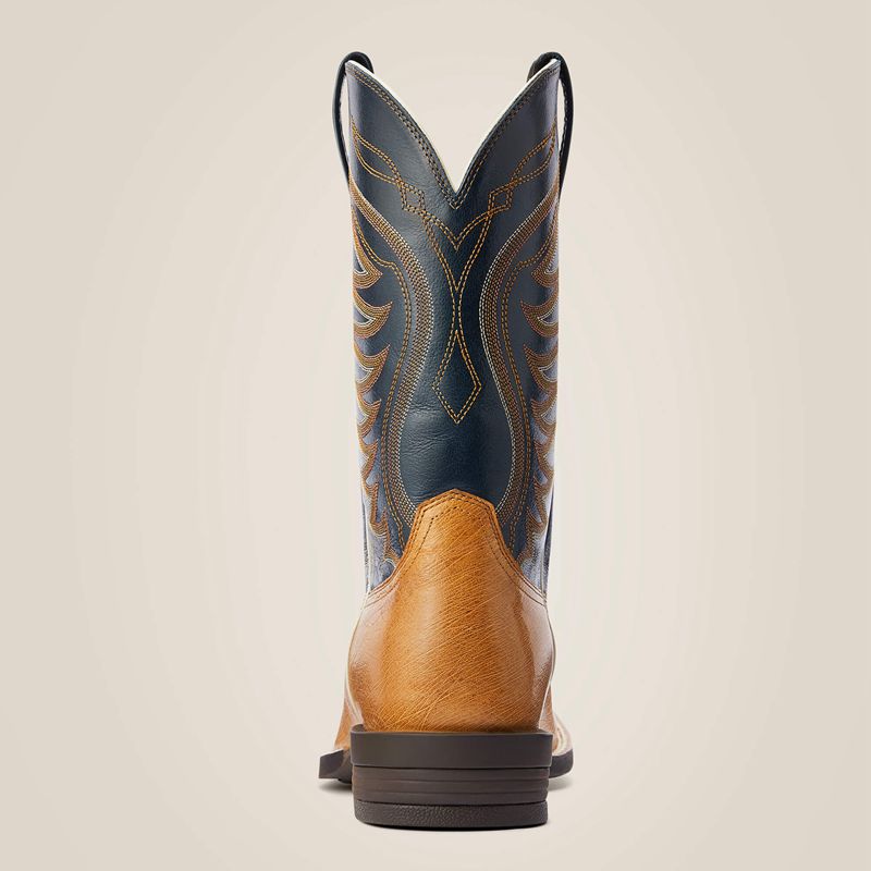 Ariat Reckoning Western Boot Antique Saddle Sq Ostrich Polska | AZIVBS-768