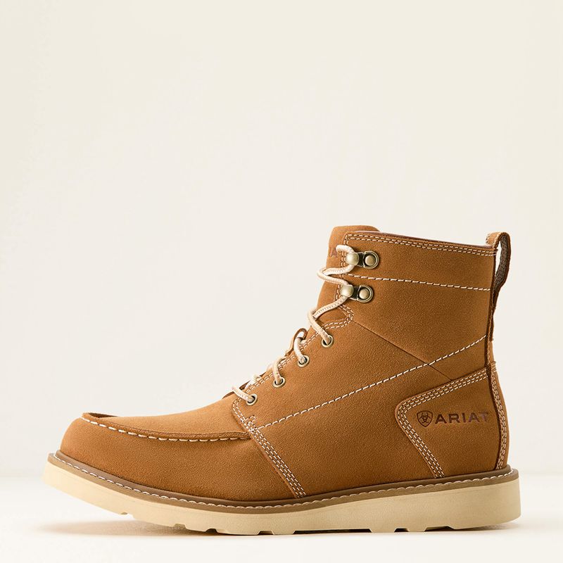 Ariat Recon Lace Boot Natural Suede Polska | YCVMGX-348