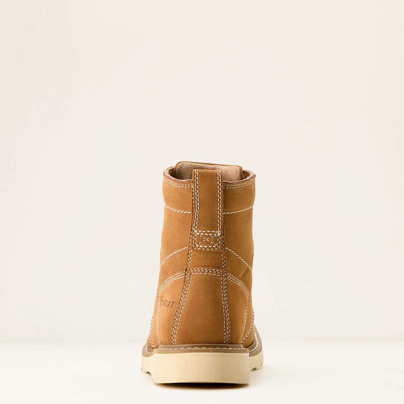 Ariat Recon Lace Boot Natural Suede Polska | YCVMGX-348