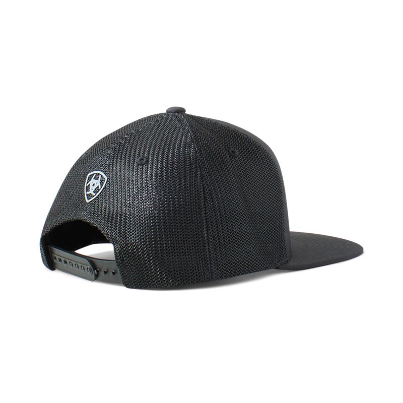 Ariat Reflective Logo Cap Czarne Polska | ZHRGDE-836