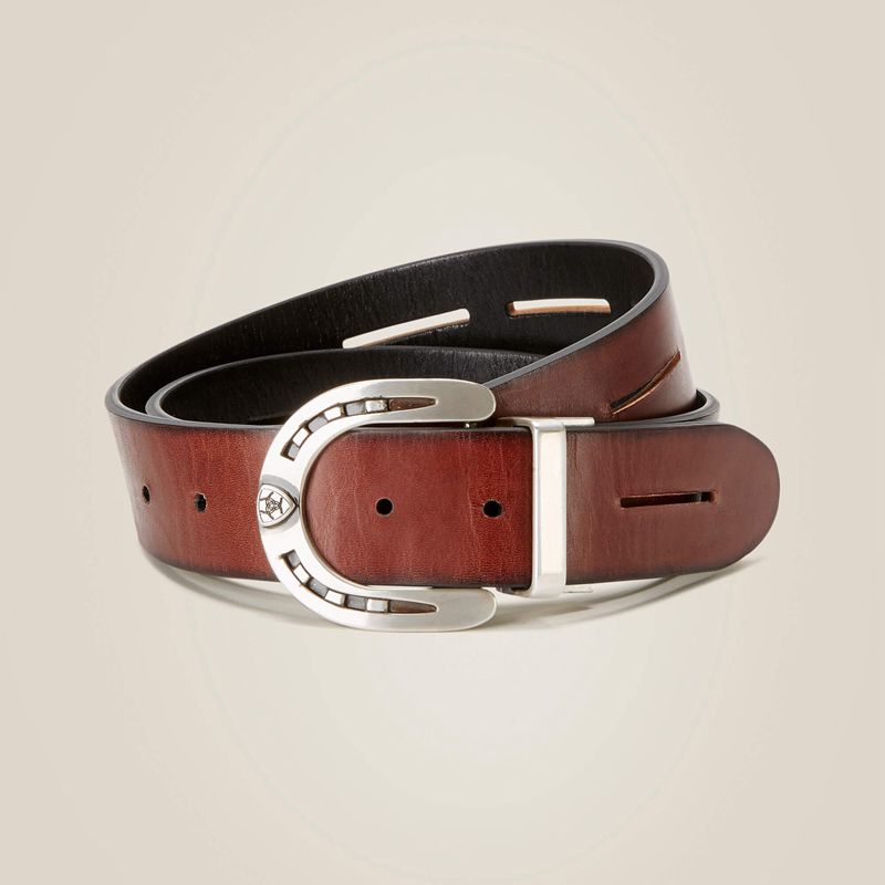 Ariat Regal Reversible Belt Brązowe Polska | KRMDVE-549