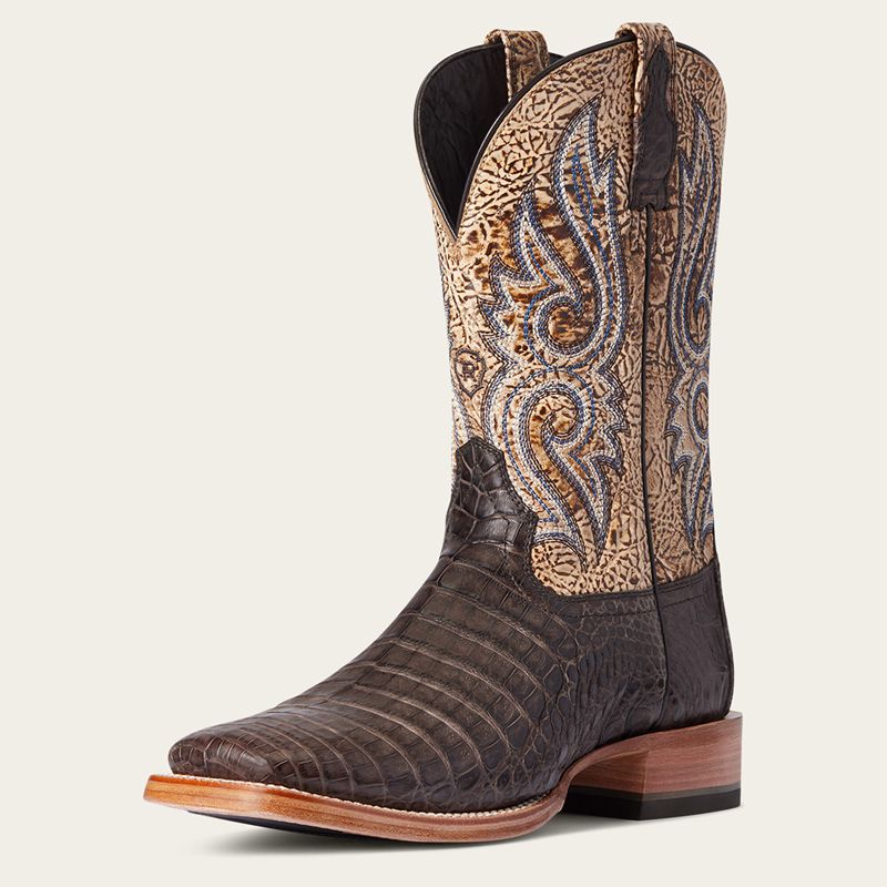 Ariat Relentless Denton Western Boot Czekolada Polska | QJMTPB-039