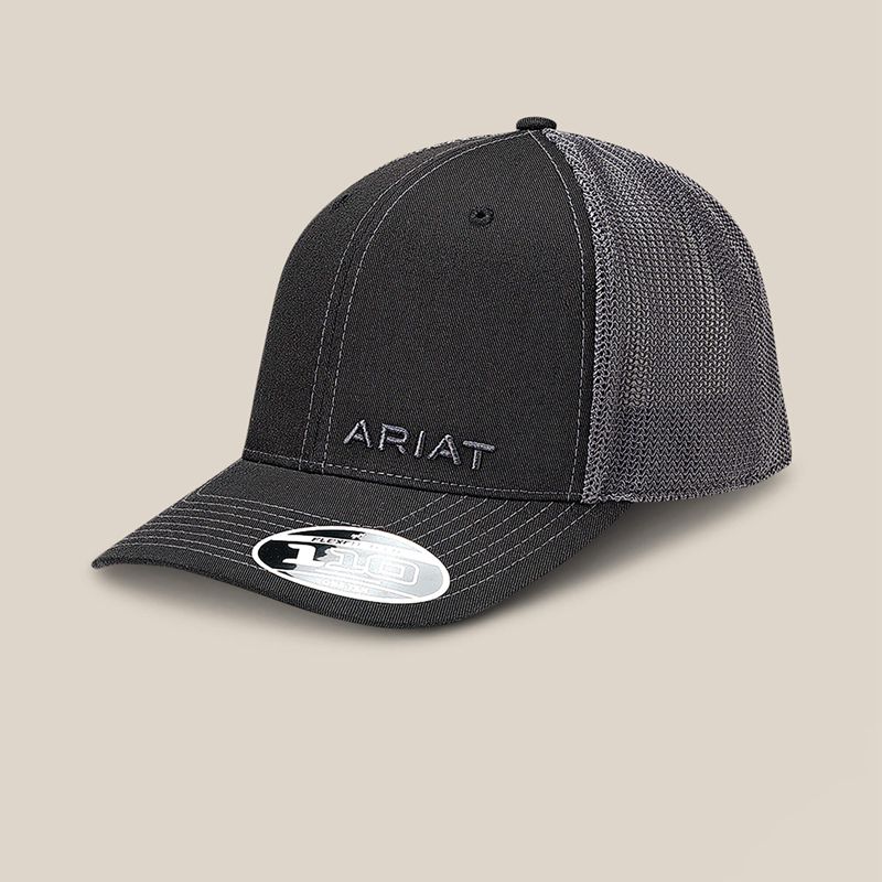 Ariat Rev Snapback Cap Czarne Polska | QDMFIU-368