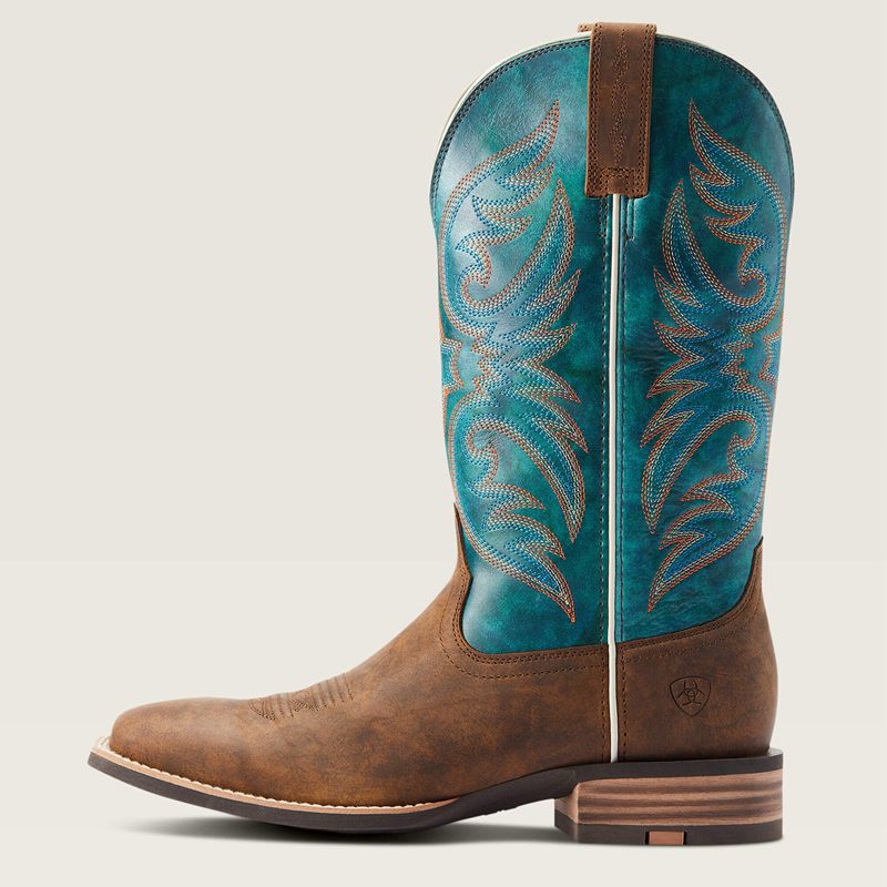 Ariat Ricochet Cowboy Boot Aged Tan Polska | SPYIOV-827