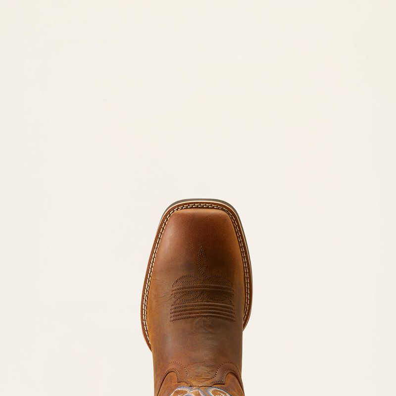 Ariat Ricochet Cowboy Boot Weathered Chestnut Polska | FANOCU-139