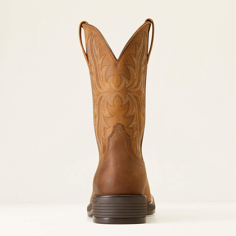 Ariat Ridgeback Cowboy Boot Oily Distressed Tan Polska | ZVRIKE-869