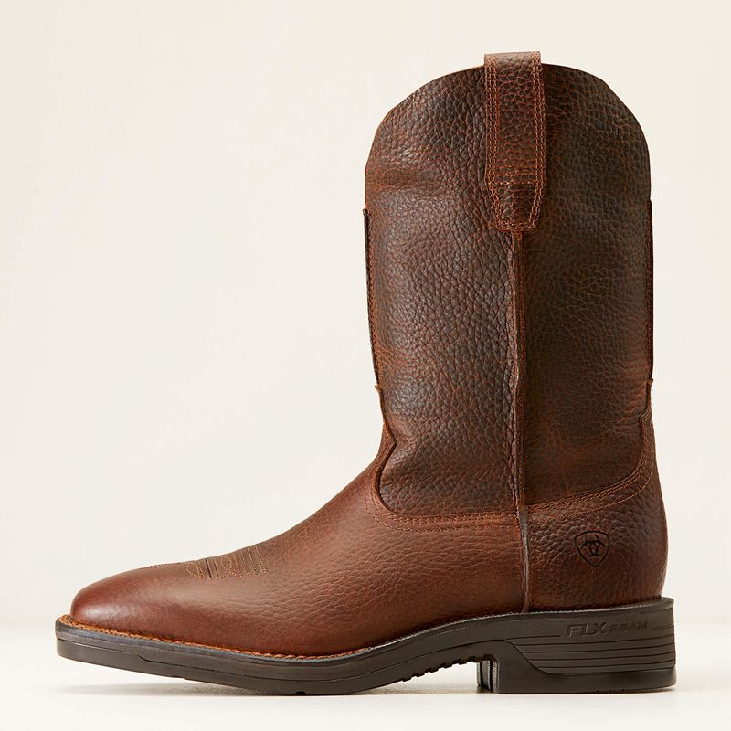 Ariat Ridgeback Rambler Cowboy Boot Brązowe Polska | ZCJDEN-652