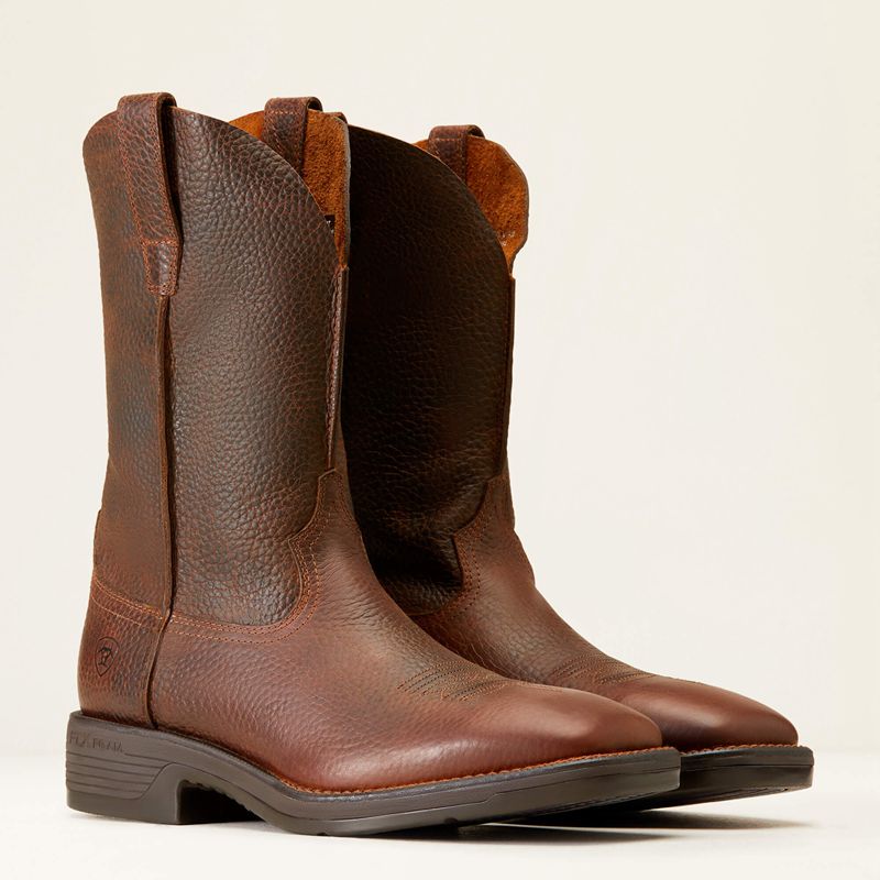 Ariat Ridgeback Rambler Cowboy Boot Brązowe Polska | ZCJDEN-652