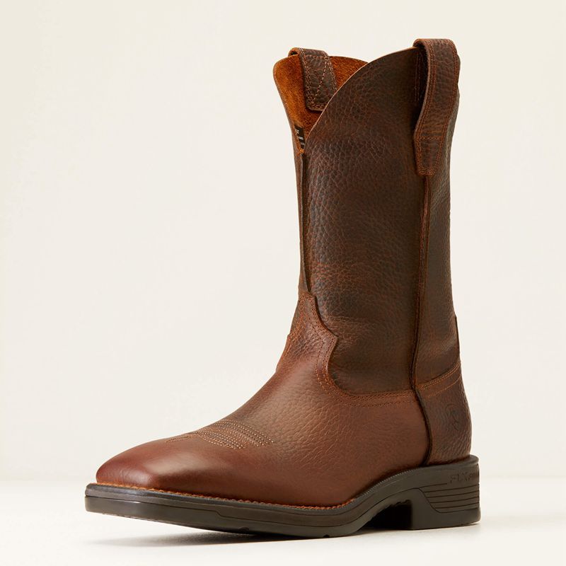 Ariat Ridgeback Rambler Cowboy Boot Brązowe Polska | ZCJDEN-652