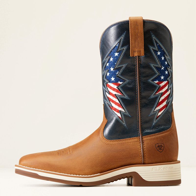 Ariat Ridgeback Venttek Western Boot Georgia Clay Polska | WVQBZD-947