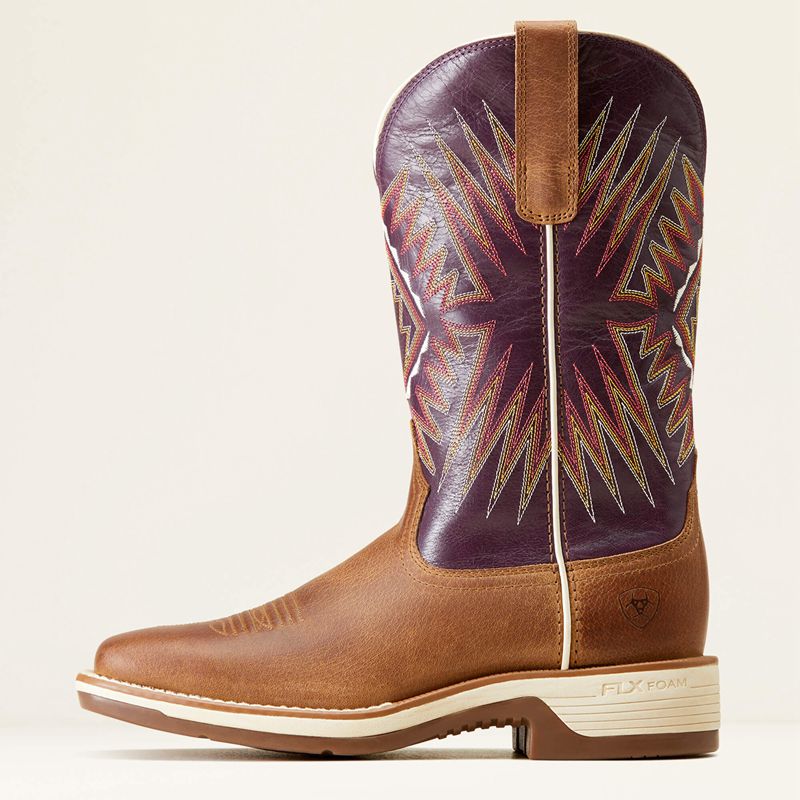 Ariat Ridgeback Western Boot Toasty Tan Polska | RFSZGX-430