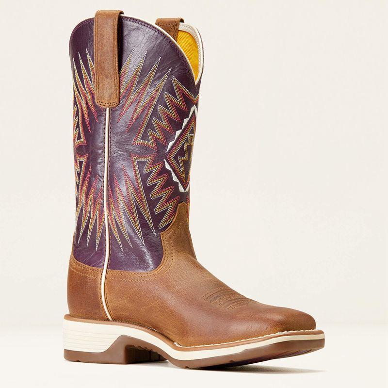 Ariat Ridgeback Western Boot Toasty Tan Polska | RFSZGX-430