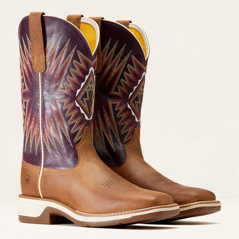 Ariat Ridgeback Western Boot Toasty Tan Polska | RFSZGX-430