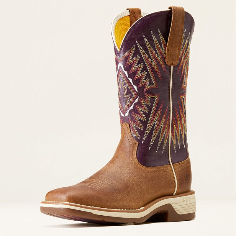 Ariat Ridgeback Western Boot Toasty Tan Polska | RFSZGX-430