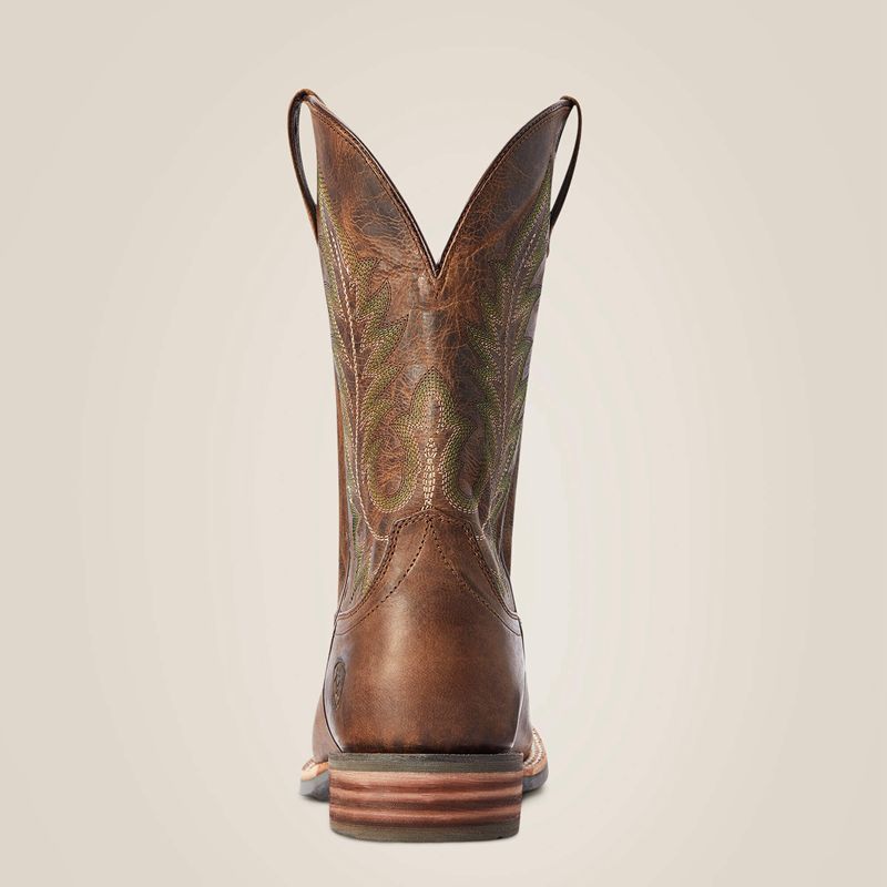 Ariat Ridin High Western Boot Brązowe Polska | GXQDVO-256