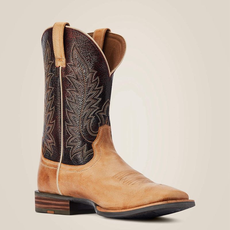 Ariat Ridin High Western Boot Desert Tan Polska | REZQJO-238