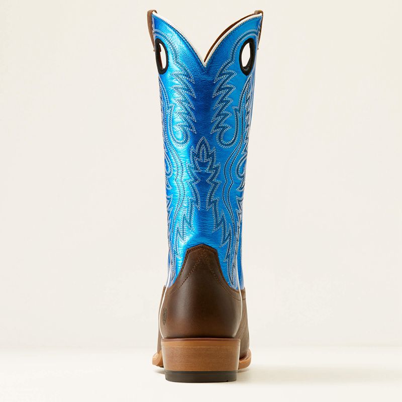 Ariat Ringer Cowboy Boot Niebieskie Polska | UZLYNC-589