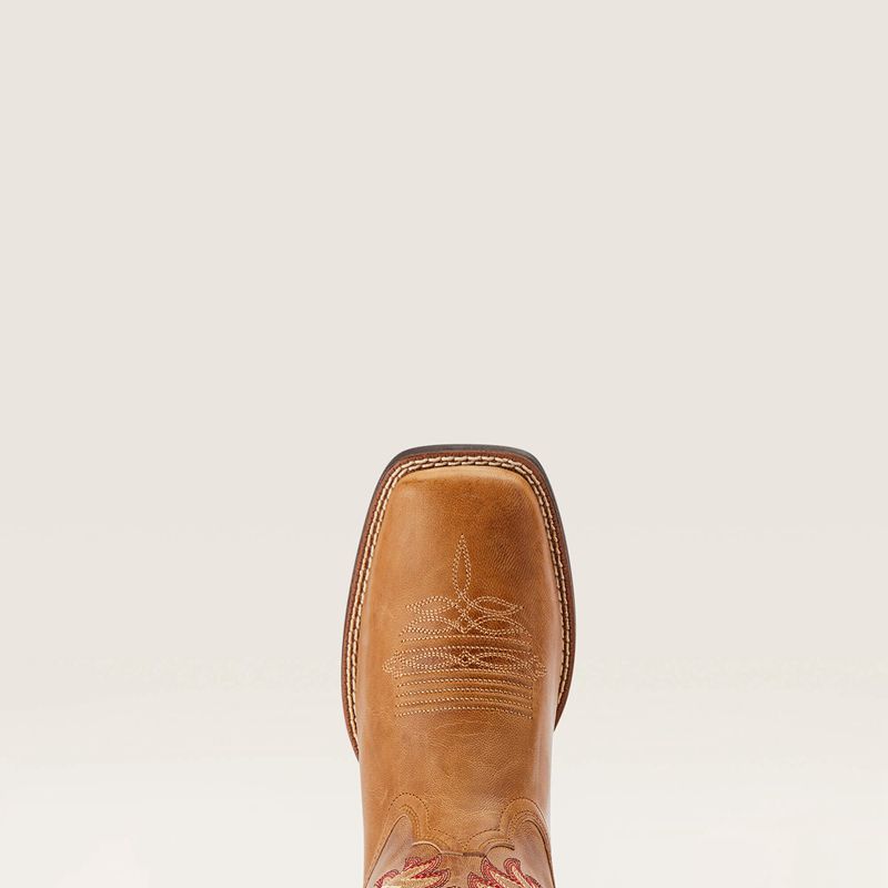 Ariat Rockdale Western Boot Almond Buff Polska | XJAQLM-310