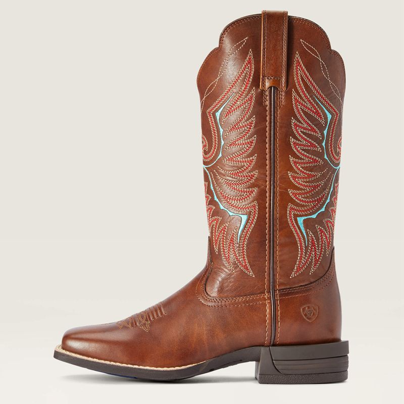 Ariat Rockdale Western Boot Brązowe Polska | UQFZEL-164