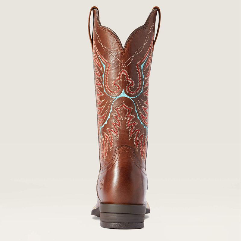 Ariat Rockdale Western Boot Brązowe Polska | UQFZEL-164