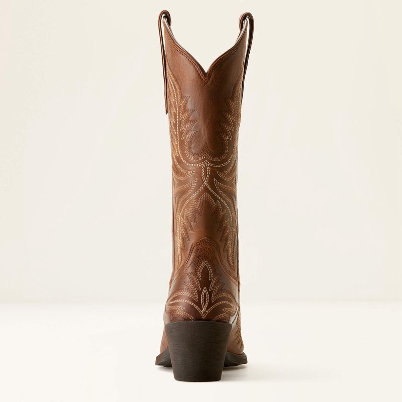 Ariat Round Up Collins Western Boot Rafter Tan Polska | AZWEXS-063