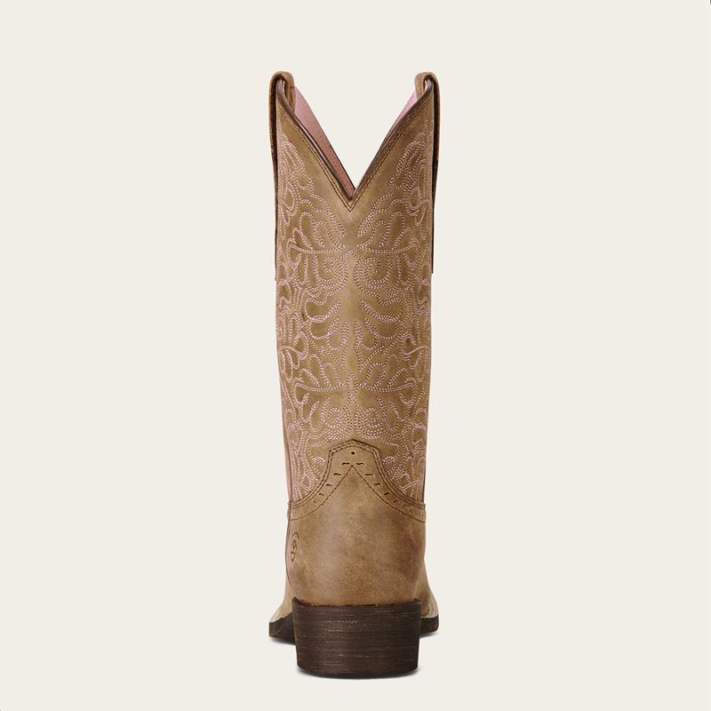 Ariat Round Up Remuda Western Boot Brązowe Polska | MKDWAQ-407