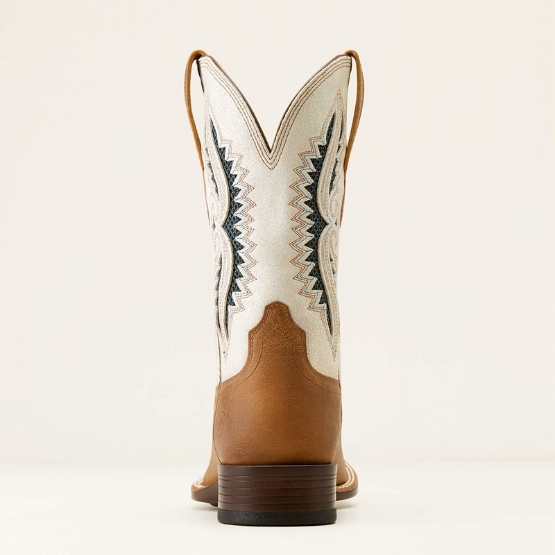 Ariat Rowder Venttek 360° Cowboy Boot Marbled Tan/White Polska | JMBLSI-832