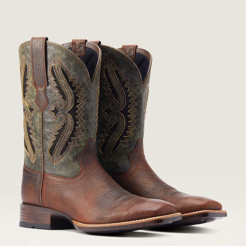 Ariat Rowder Venttek 360° Cowboy Boot Rowdy Rust Polska | QZENMG-051