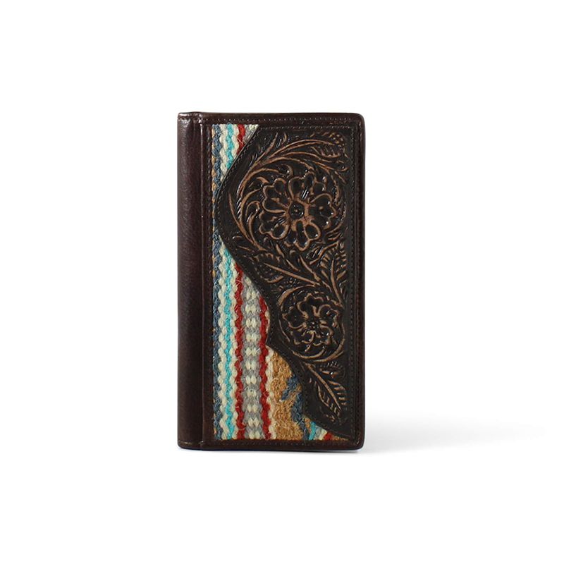 Ariat Rug Floral Embossed Rodeo Wallet Brązowe Polska | SMFEIN-752