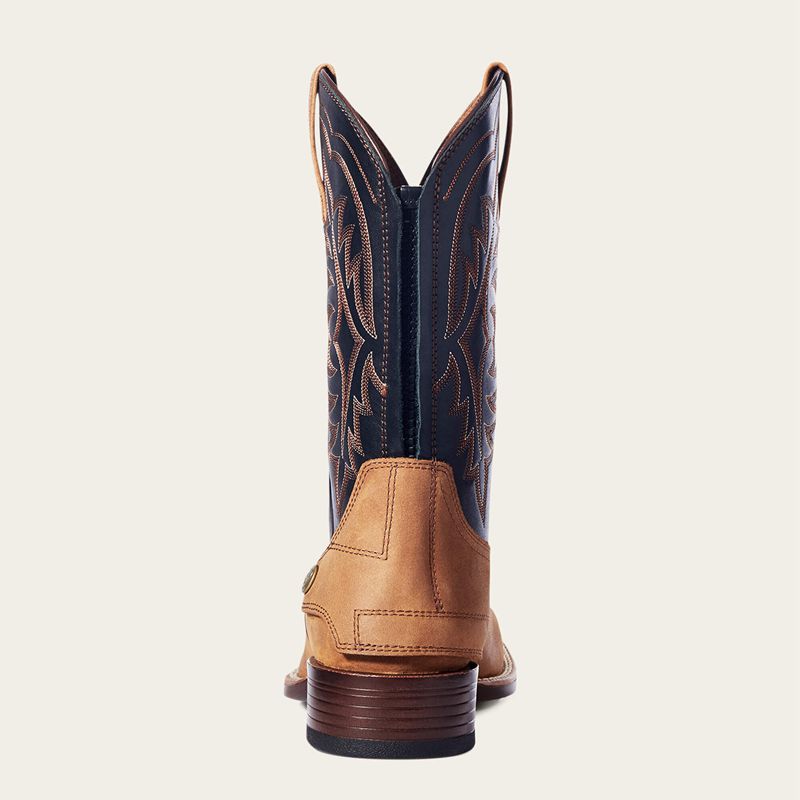 Ariat Ryden Ultra Ez Zip Cowboy Boot Brązowe Polska | OKIBUE-054