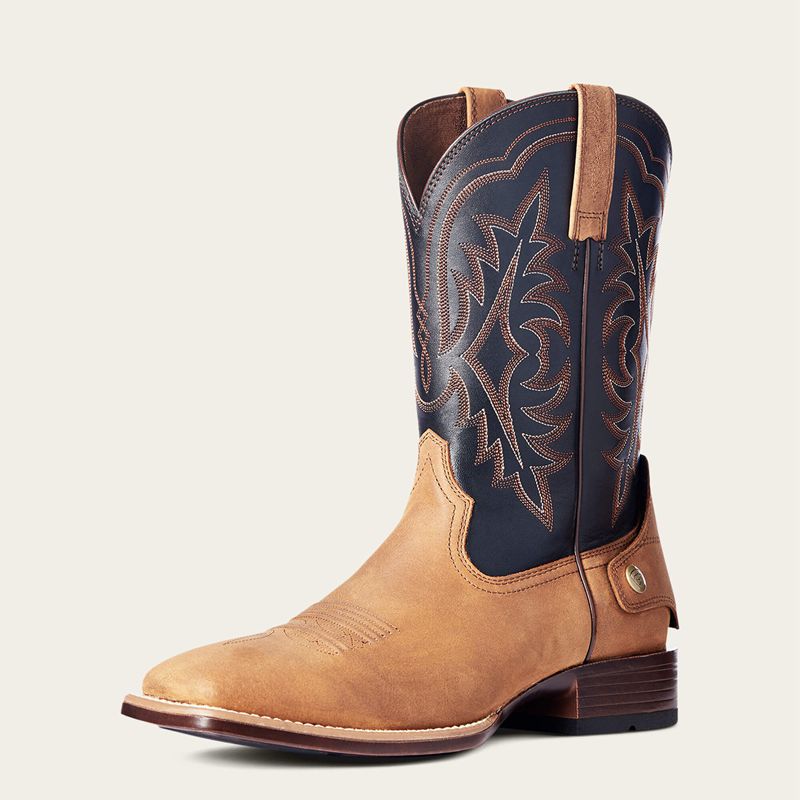 Ariat Ryden Ultra Ez Zip Cowboy Boot Brązowe Polska | OKIBUE-054