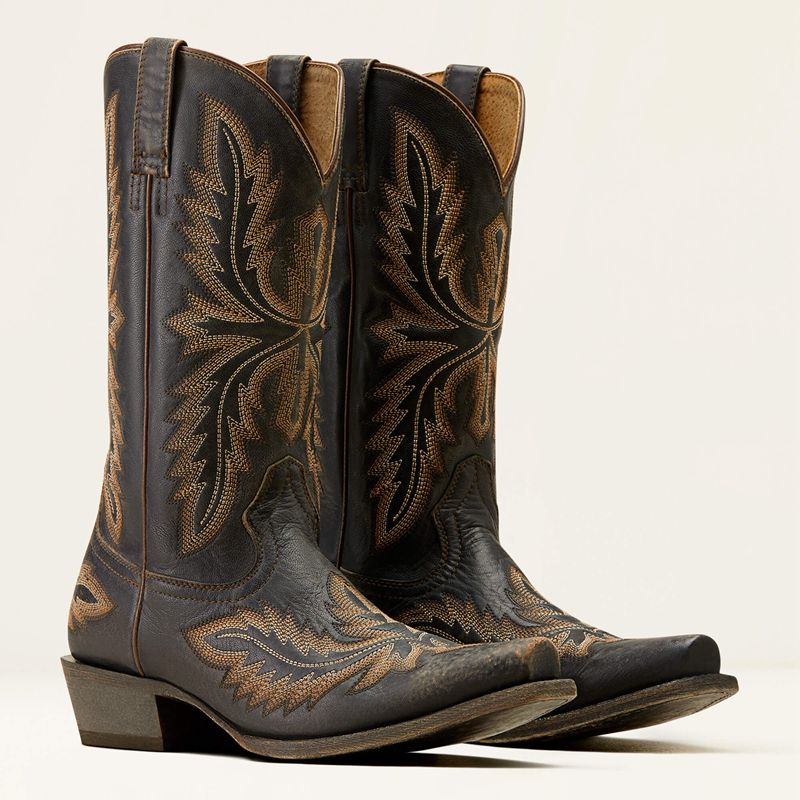 Ariat Ryman Western Boot Czarne Polska | MCPXTR-091